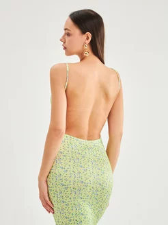 платье с открытой спиной StarFoxShop 226892708 купить за 45 000 ₽ в интернет-магазине Wildberries