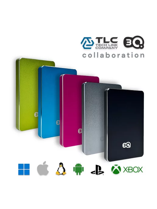 TLC Tech Link Company Внешний HDD 2.5" 500Gb 3Q-TLC USB 3.0 малиновый, 320 ГБ, фото 4