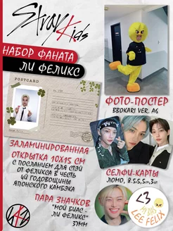 Stray kids бокс набор стрей кидс карточки Феликс Felix Stray kids Geeky 226961797 купить за 144 ₽ в интернет-магазине Wildberries