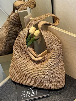 Сумка плетеная соломенная на плечо Bag-ON 227008219 купить за 1 103 ₽ в интернет-магазине Wildberries