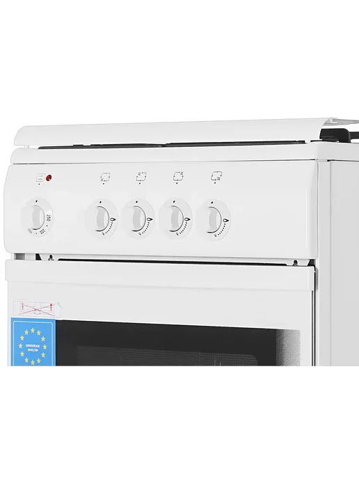 De Luxe Комбинированная плита DeLuxe 5040.21 гэ, белый, фото 4