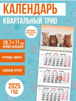 Календарь квартальный настенный 2025 год