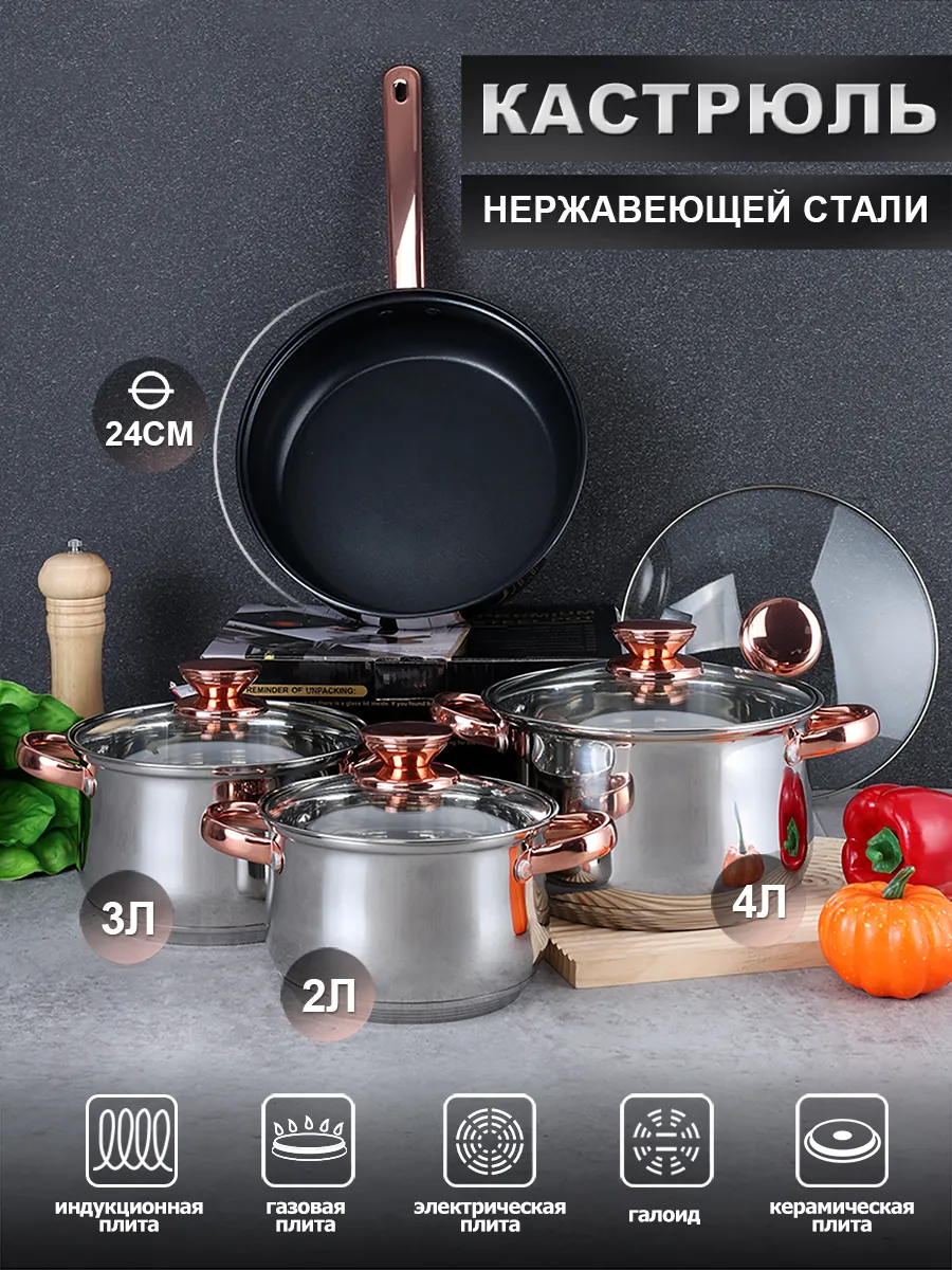 Подарочный набор кастрюль...