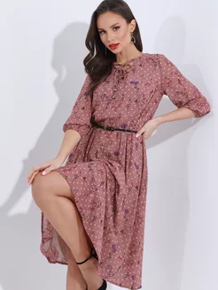 Платье шифоновое миди DSTrend 227100520 купить за 2 736 ₽ в интернет-магазине Wildberries