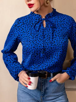 Блузка нарядная в офис Camicia 227116582 купить за 1 134 ₽ в интернет-магазине Wildberries