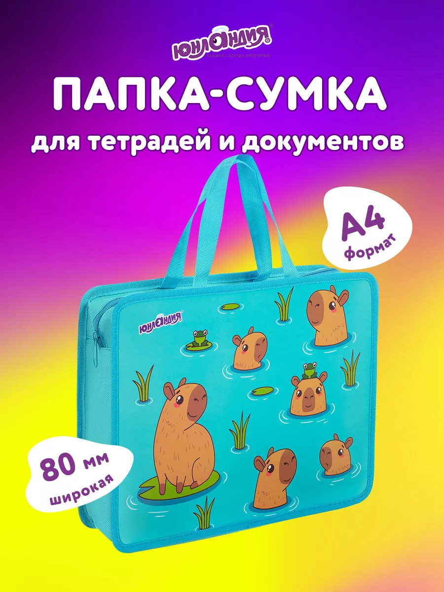 Папка сумка для тетрадей труда рисования А4 девочке в школу