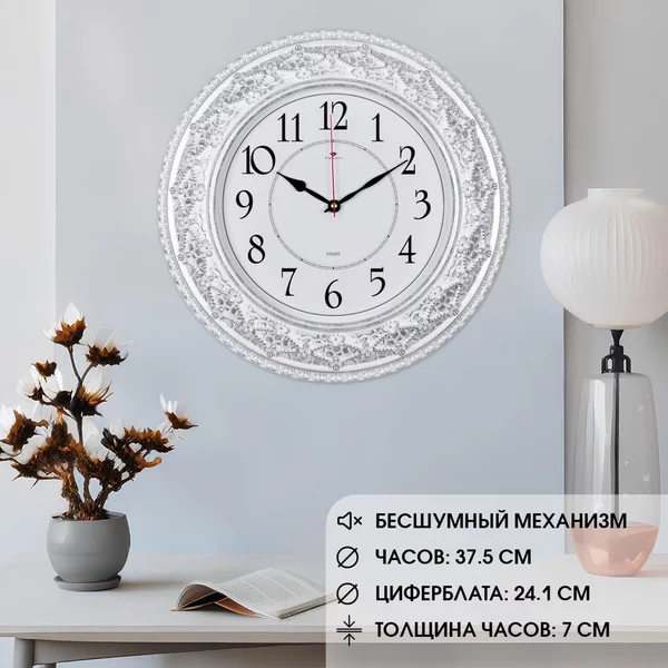 Часы настенные бесшумные на кухню