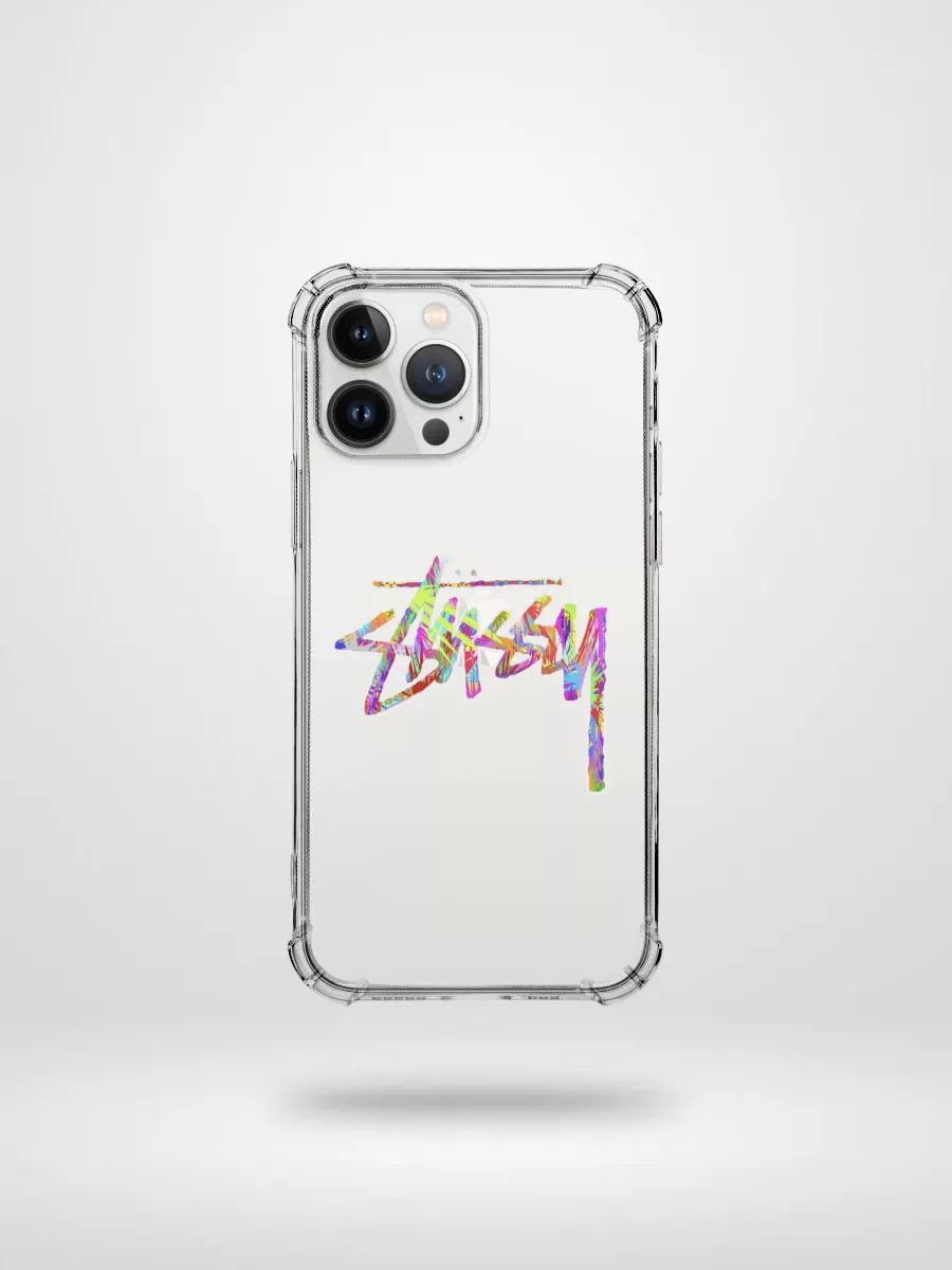 Стильный чехол на iPhone 13 Pro Max с брендом STUSSY ATW 227148490 купить  за 369 ₽ в интернет-магазине Wildberries