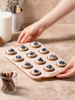 Силиконовая форма для выпечки, для кексов, печенья Markoleather 227168468 купить за 207 ₽ в интернет-магазине Wildberries