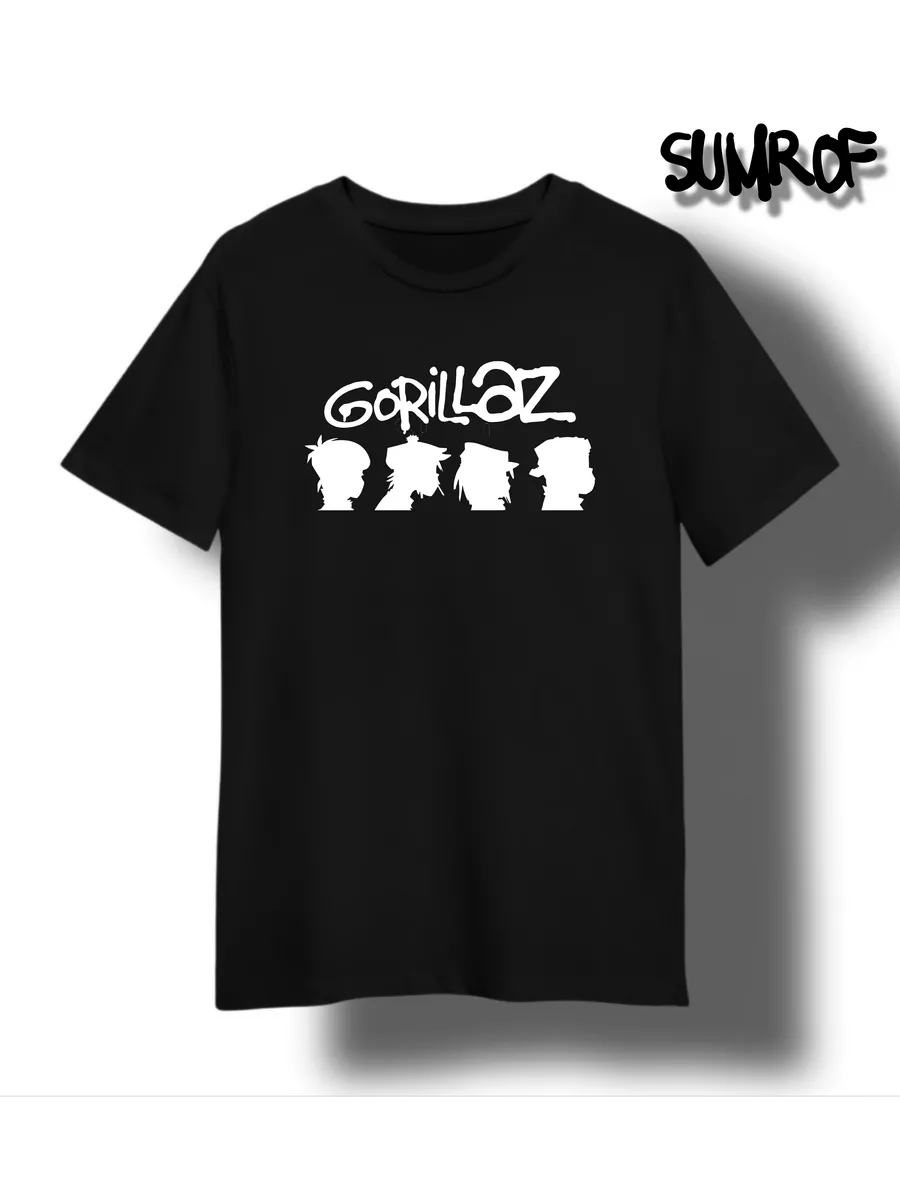 Футболка gorillaz группа