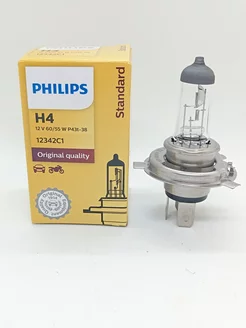 Лампа PHILIPS Standard Н4 12V 60/55W P43t-38 PHILIPS 227180719 купить за 281 ₽ в интернет-магазине Wildberries