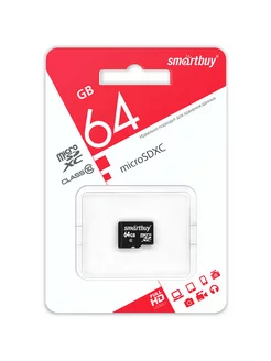 micro SDXC карта памяти 64GB Class 10 (без адаптера)