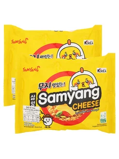 Лапша Samyang Cheese Чиз Рамен с сыром, 2 шт. по 120 г