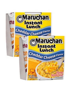 Лапша б п Maruchan со вкусом сыра чеддер, 2 шт. по 64г