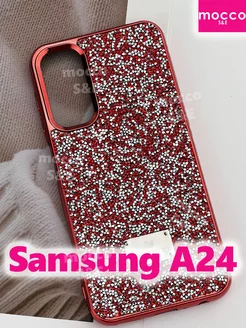 Чехол на Samsung A24 со стразами Swarovski Самсунг А24