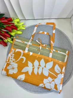 Пляжный коврик соломенный Қамелия 227299414 купить за 330 ₽ в интернет-магазине Wildberries