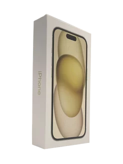 Коробка iPhone 15 Yellow (Муляж)