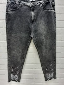 джинсы большие размеры Line style 227319797 купить за 6 104 ₽ в интернет-магазине Wildberries