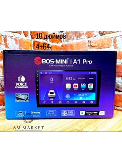 Автомагнитола android Bos Mini A1 Pro 10 дюймов CarPlay AM MARKET 227323617 купить за 7 569 ₽ в интернет-магазине Wildberries