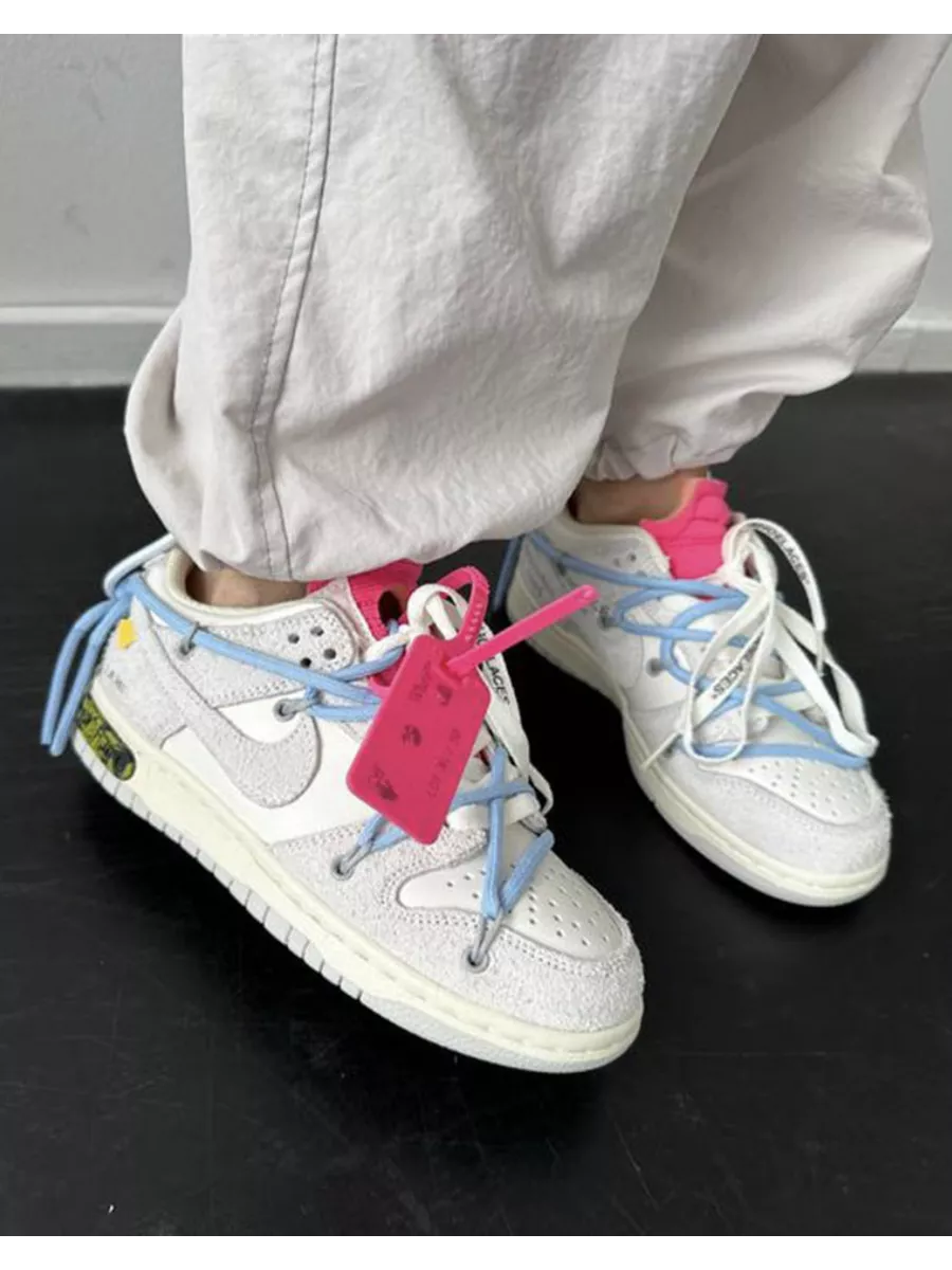Кроссовки SB Dunk Low Off White Lot 38...