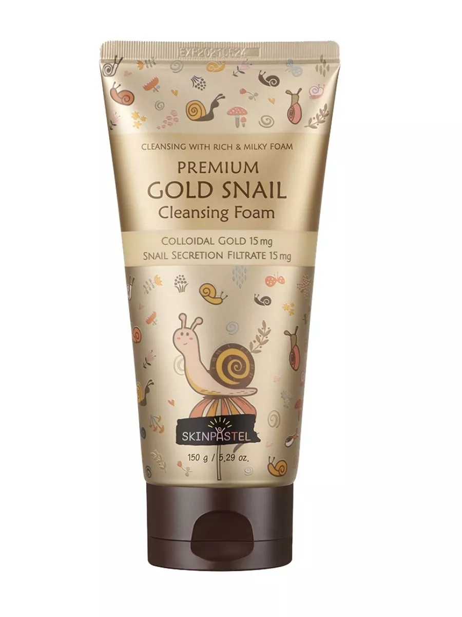 Premium gold snail. Пенка для умывания "Золотая улитка" Gold Snail Foam Cleansing. Premium Gold Snail Cleansing Foam SKINPASTEL. Пенка для умывания золотое яблоко. Пенка премиум