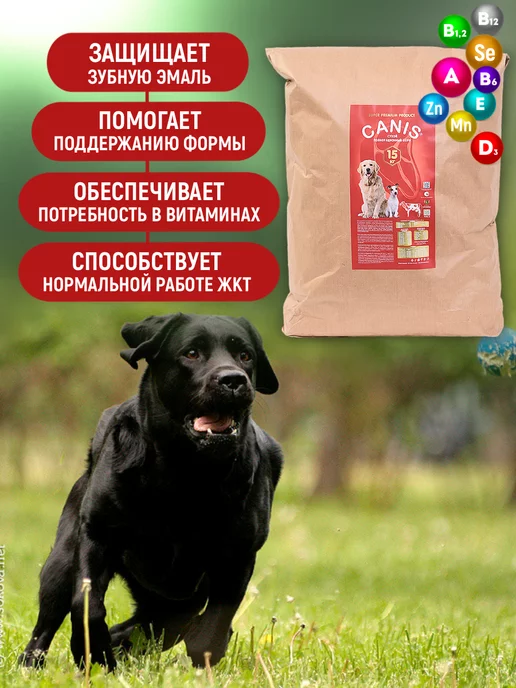 Сухой корм CANIS PRIDE для собак, крупные, средние, 20 кг, фото 2