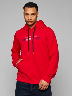 Худи с капюшоном без начеса Tommy Sport 227379607 купить за 2 466 ₽ в интернет-магазине Wildberries