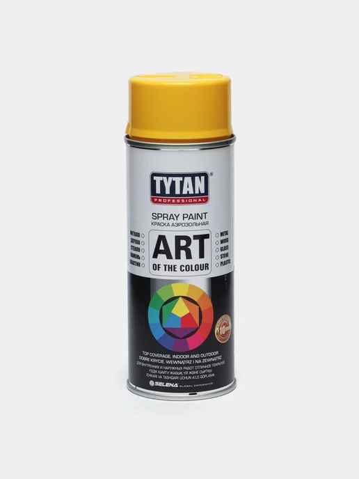 TYTAN Краска аэрозольная Art of the Colour, желтая