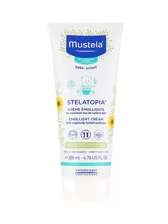 Крем эмолент Stelatopia 200 мл Mustela 227455892 купить за 1 560 ₽ в интернет-магазине Wildberries