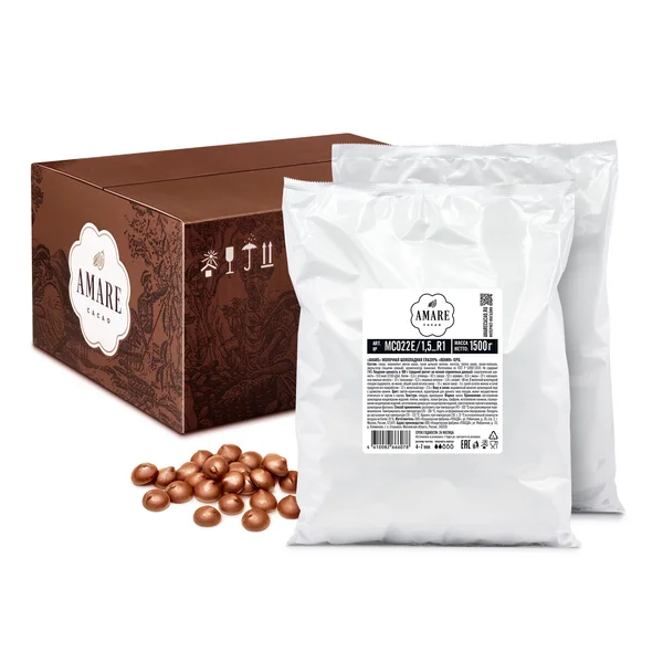 Amare шоколадная глазурь молочная "Кения ПРО", 3000 г