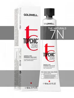 Стойкая крем-краска без аммиака Topchic Zero 7N 60 мл GOLDWELL 227497646 купить за 873 ₽ в интернет-магазине Wildberries