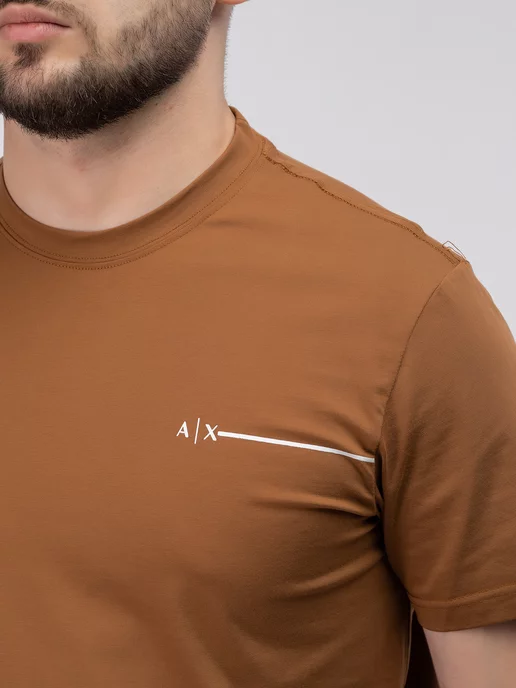 Urbano Wear Костюм спортивный Armani Exchange трикотажный с шортами, желтый, фото 8