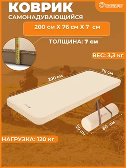 Коврик походный самонадувающийся туристический Traveltop 227523668 купить за 4 034 ₽ в интернет-магазине Wildberries