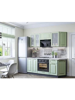 Готовый кухонный гарнитур прямой Ницца-01 со столешницей Фабрика мебели VIVAT 227552401 купить за 63 424 ₽ в интернет‑магазине Wildberries