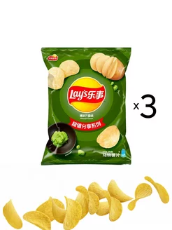 Чипсы Lay's со вкусом васаби 3 шт