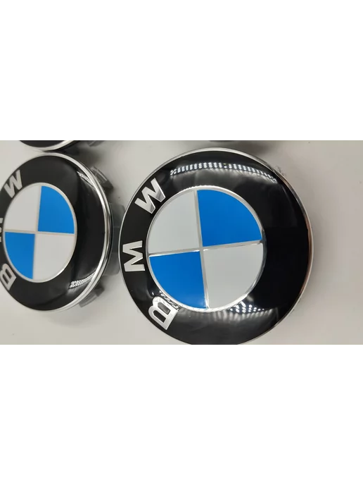 ДАВИ НА ГАЗ Заглушка диска колеса BMW 68 мм колпачок литого диска БМВ, синий, фото 5