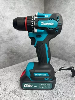 Дрель Шуруповерт аккумуляторный бесщеточный Makita 227641725 купить за 4 400 ₽ в интернет-магазине Wildberries