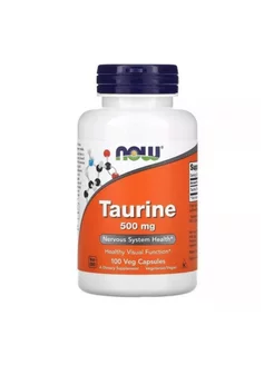 НАУ Таурин Taurine 500 мг 100 капсул