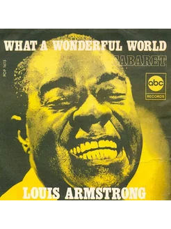 Louis Armstrong Обложка винила Wnderfull World