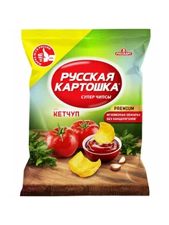 Чипсы картофельные со вкусом кетчупа, 105г