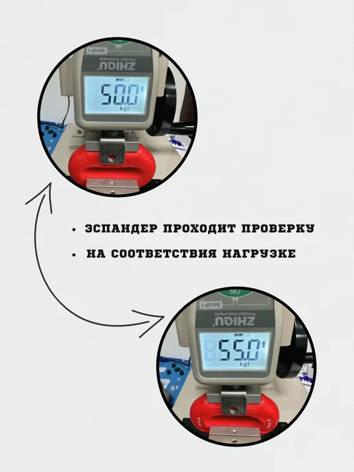 FITFILIP Кистевой эспандер двойной 50-55 кг, 50-55, 55 кг, фото 5