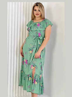 Платье летнее большие размеры Tasty dress 227737915 купить за 1 304 ₽ в интернет-магазине Wildberries