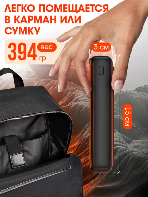 MYGAIDI Повербанк для iphone внешний аккумулятор power bank 30000mah, 30000 мАч, фото 4