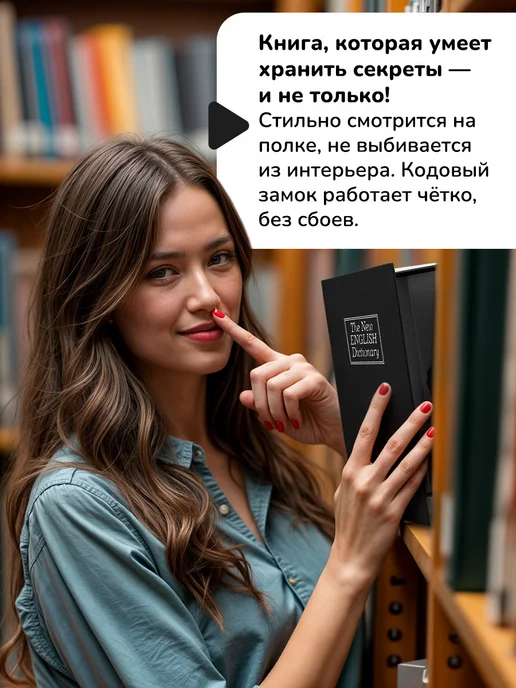 Classmark Сейф книга с кодовым замком маленький домашний для денег, вариант, фото 4