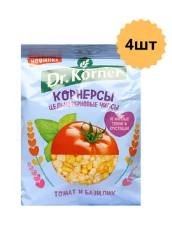 Чипсы цельнозерновые «Dr Korner» с томатом и базиликом 50 г