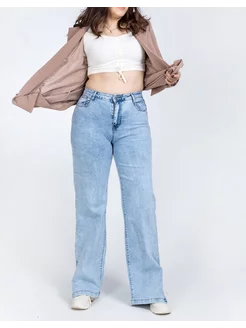 Джинсы прямые распродажа RUS AMOR/Denim 227787634 купить за 1 018 ₽ в интернет-магазине Wildberries