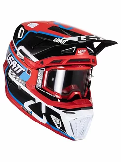 Мотошлем Moto 8.5 V24 Helmet Kit Red + очки Velocity 5.5