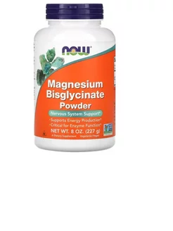 Magnesium Bisglycinate Powder 227 гр NOW Foods 227824706 купить за 2 501 ₽ в интернет-магазине Wildberries