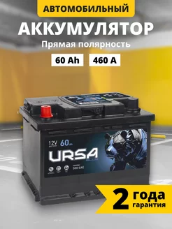 Аккумулятор автомобильный 60 Ач 460 A прямая полярность URSA 227897067 купить за 4 752 ₽ в интернет-магазине Wildberries