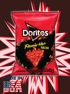 Кукурузные чипсы Doritos Flamin Hot Nacho Doritos 227932712 купить за 460 ₽ в интернет-магазине Wildberries